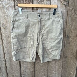Lululemon Cargo Shorts Mens 36 Brown Pull On Athletic